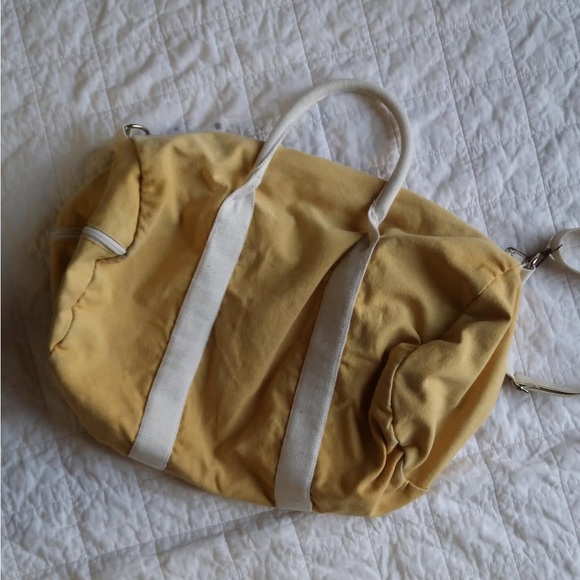 Vintage Yellow Old navy Canvas Duffel Bag - Picture 4 of 5